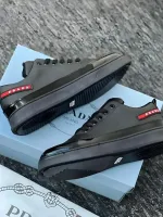 İthal Prada Şeritli Erkek Sneakers