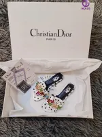 Christian Dior Lüks İthal Puantiye Desenli Terlik