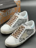 İthal Golden Goose Yıldız Detaylı Premium Kadın Sneaker