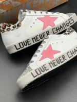 İthal Golden Goose Yıldız Detaylı Premium Kadın Sneaker