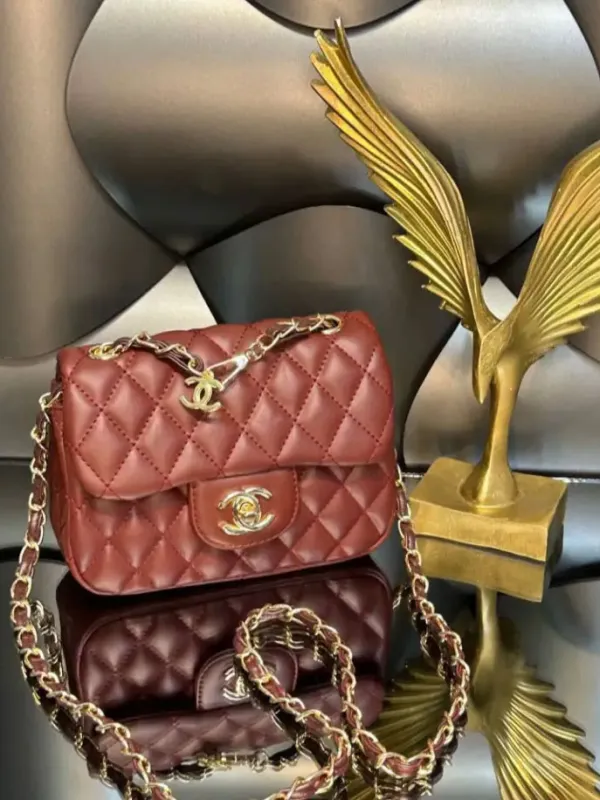 İthal Chanel Kapitone Zincir Askılı Çanta