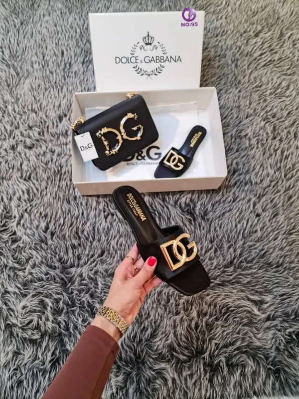 İthal Dolce Gabbana Kadın Çanta Terlik set